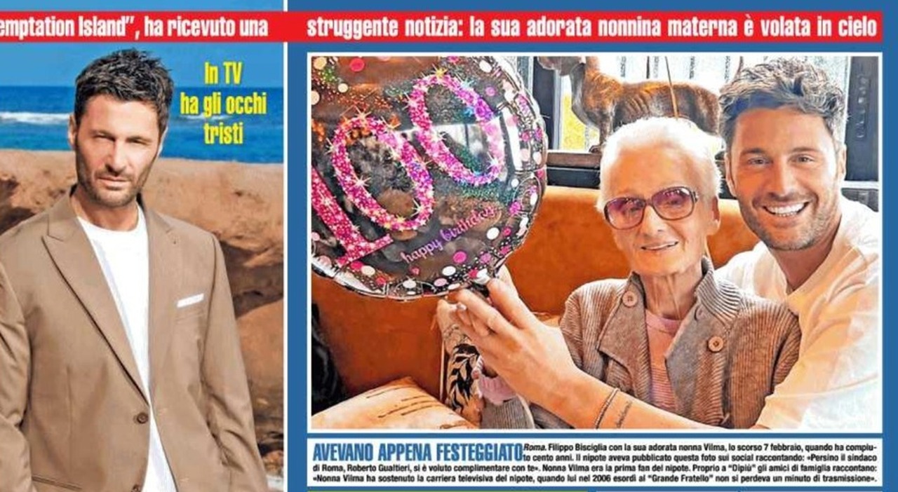 Filippo Bisciglia Nonna Vilma non c è più avevamo appena festeggiato