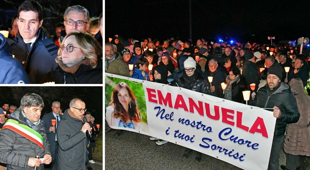 Fiaccolata Dalla Casa Di Emanuela Massacrata Di Botte Dal Marito Al