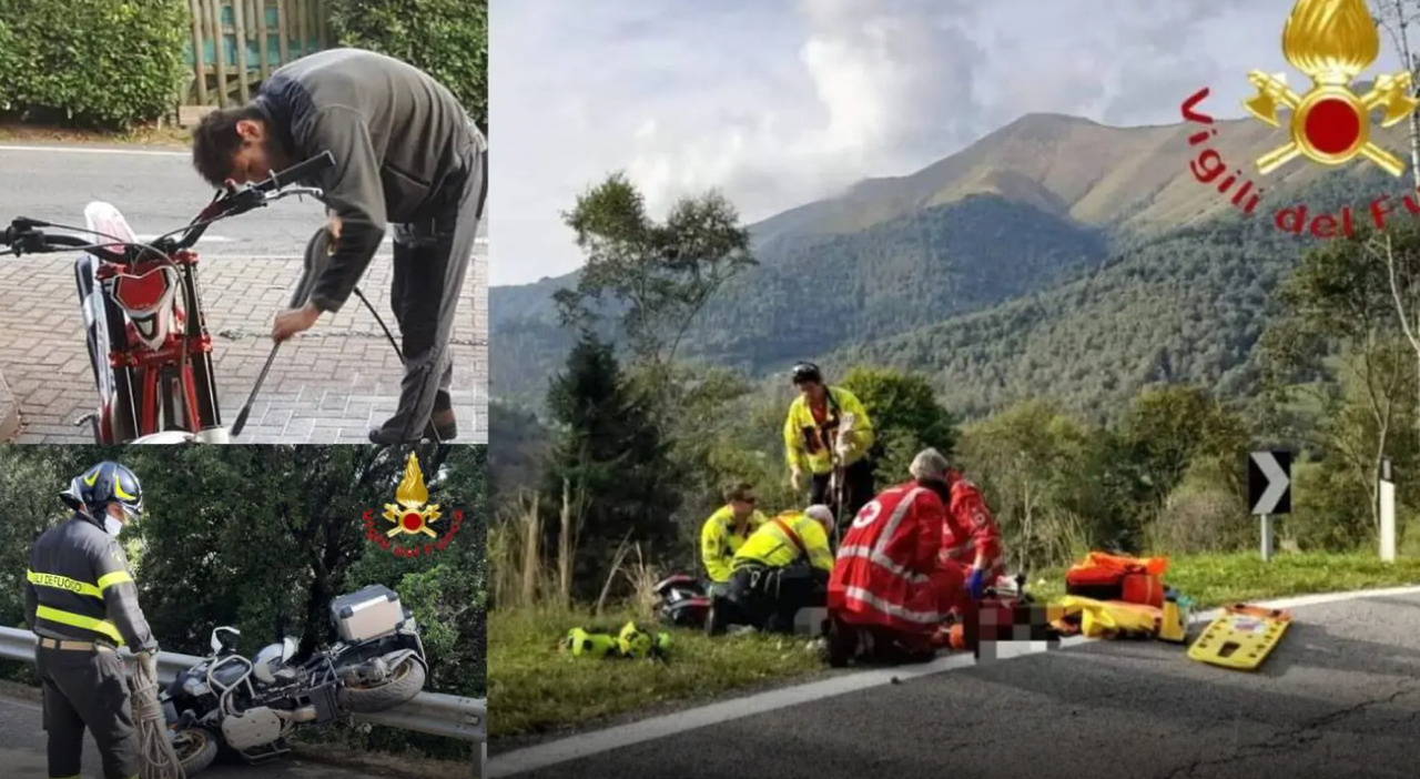 Incidente In Moto Precipita In Un Dirupo Come Suo Padre 10 Anni Fa