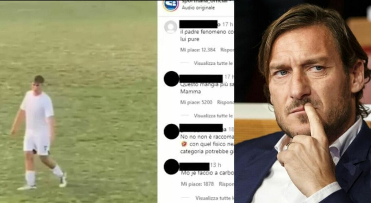 Cristian Totti Il Figlio Di Francesco Insultato Per Il Peso All