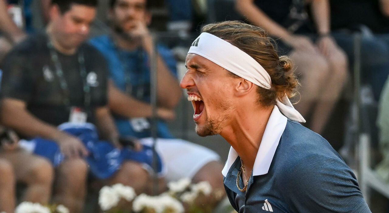 Zverev re di Roma Jarry battuto in inale in 2 set 6 4 7 5 È la