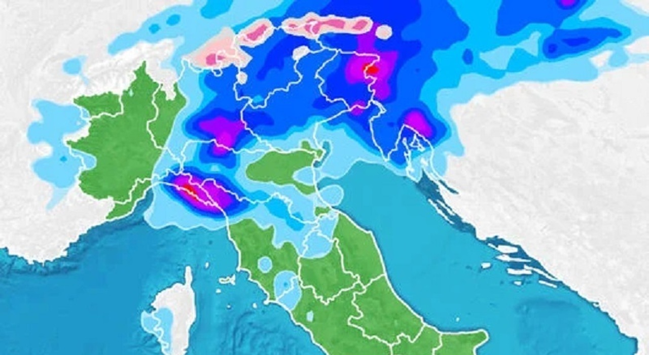 Nubifragi E Temporali Vortice Di Bassa Pressione E Di Maltempo In