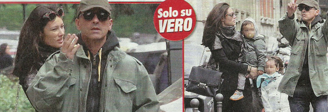 Eros Ramazzotti si arrabbia
col paparazzo, poi consola
la figlia Raffaella Maria