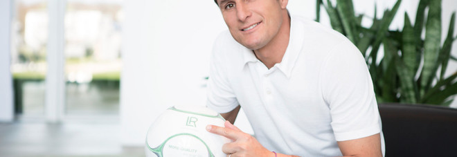 Javier Zanetti è il Brand Ambassador di LR Health & Beauty Italia
