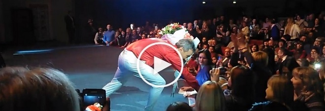 Rissa tra donne al concerto
di Pupo a Kiev: il cantante
costretto a dividerle