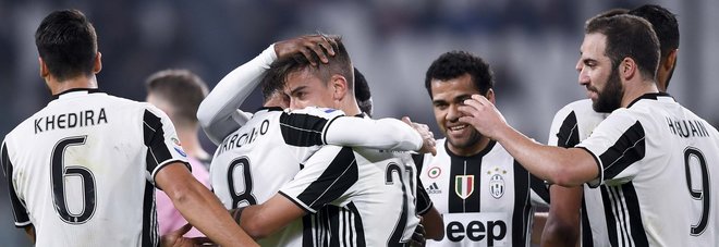 Juve, tutto facile: poker al Palermo. ​In gol Marchisio e Higuain, doppio Dybala