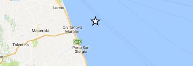 Terremoto, trema anche
la costa: scossa magnitudo
2.5 al largo di Civitanova