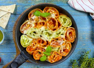 Torta di piadina in padella