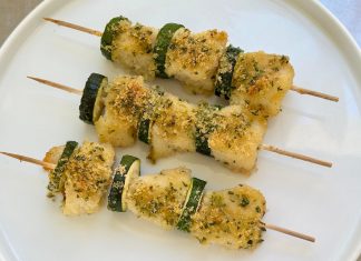 Spiedini di merluzzo e zucchine gratinati, la ricetta semplice e deliziosa