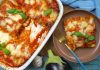 Cannelloni di melanzane arrotolati: un’idea originale per usare le sfoglie per lasagne Cannelloni di melanzane arrotolati