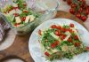 Lasagne fredde senza forno con pesto, pomodorini e rucola: il primo piatto che salva l’estate!