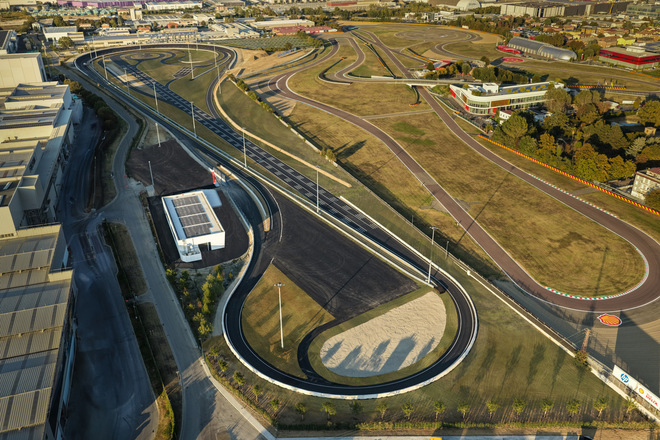 Ferrari e-Vortex, il nuovo circuito di collaudo a Fiorano