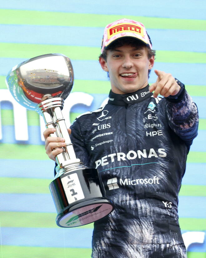 F1, il trionfo di Kimi Antonelli a Suzuka