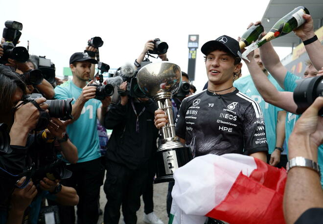 F1, il trionfo di Kimi Antonelli a Suzuka
