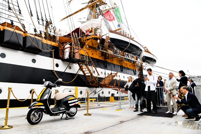 Vespa e Amerigo Vespucci insieme: due icone italiane si incontrano a New York