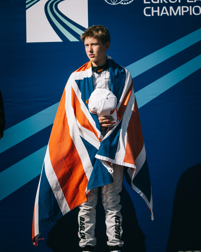 Noah Baglin e Will Green (Kart Republic) conquistano il doppio titolo europeo FIA Karting