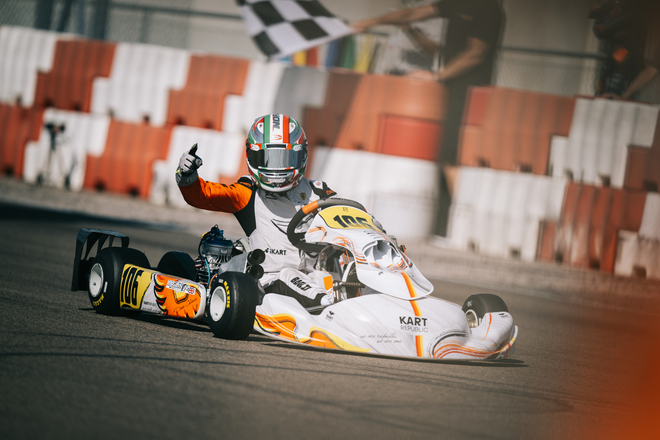 Noah Baglin e Will Green (Kart Republic) conquistano il doppio titolo europeo FIA Karting
