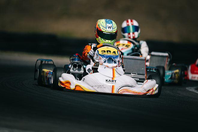 Noah Baglin e Will Green (Kart Republic) conquistano il doppio titolo europeo FIA Karting