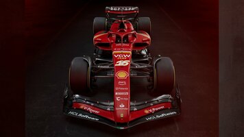 Ferrari SF-24, le prime foto della nuova Rossa (che ha strisce bianche e  gialle). Leclerc: «Obiettivo è essere sempre davanti»