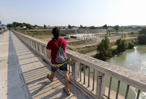 Tiberis La Spiaggia Di Roma A Ponte Marconi Foto Paolo