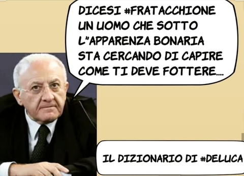 Il Fratacchione Di De Luca Fa Impazzire Il Web E Boom Social Dopo I Cinghialoni Il Mattino It