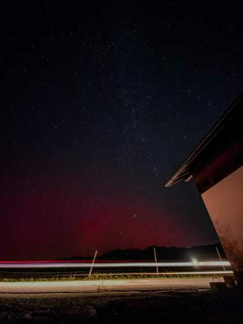 L'aurora boreale in Friuli Venezia Giulia