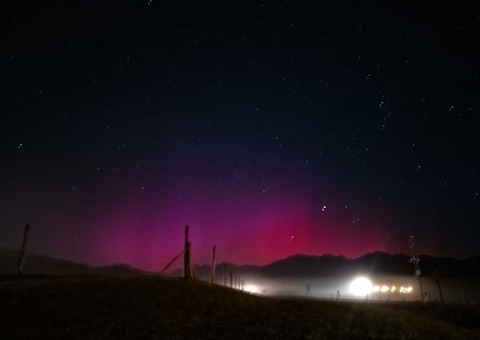 L'aurora boreale in Friuli Venezia Giulia