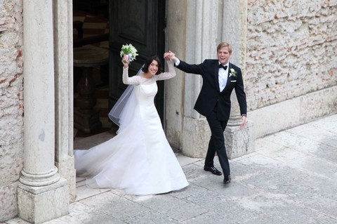 Il matrimonio come il set di un film tutto sulle nozze di Rockefeller