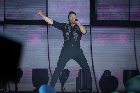 Tiziano Ferro in concerto allo Stadio Maradona di Napoli