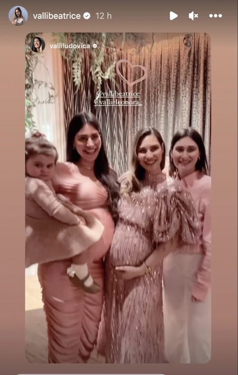 Beatrice Valli, baby shower per la quarta figlia - Look da Vip