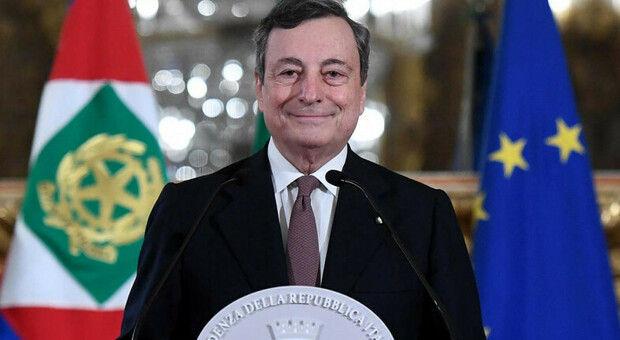 Mario Draghi, il presidente del Consiglio dei ministri