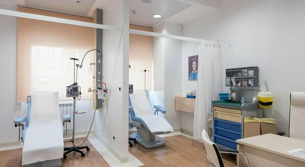 Una stanza dedicata alla chemioterapia