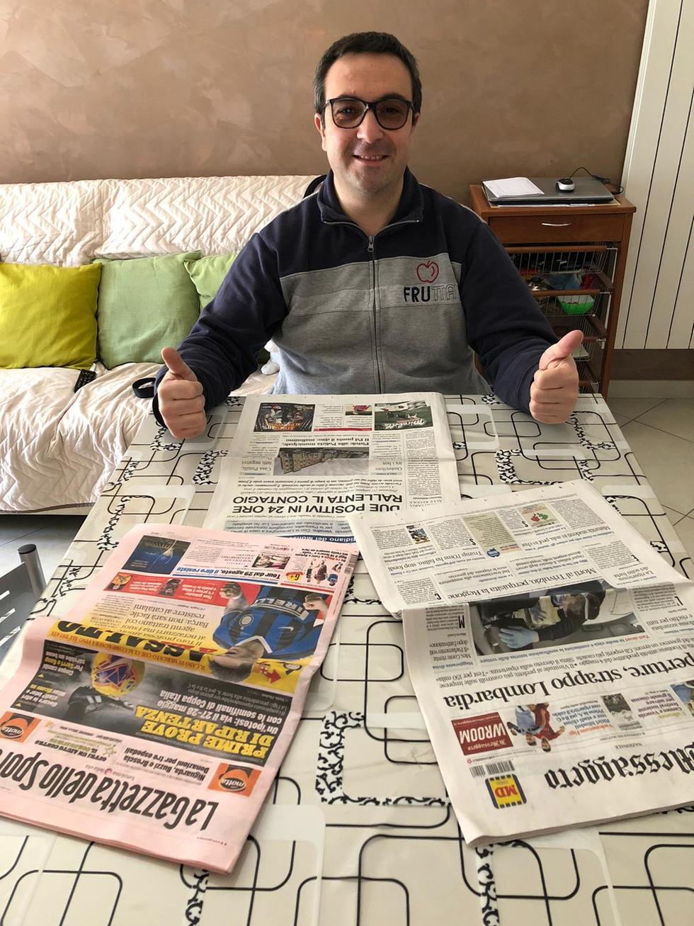 iorestoacasa Leggo il Messaggero e la Gazzetta dello Sport