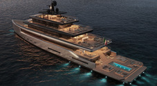 Un mega yacht di 70 metri nel futuro Tankoa: si chiama Milano, la città di Nauta Design che firma il progetto