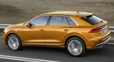 Audi Q8, sicurezza da primato. A bordo sistema integrato che controlla e aiuta: dal parcheggio ai viaggi