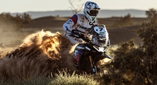 Africa Eco Race, l'Aprilia Touareg di Cerutti vince la terza tappa e si riprende la testa della classifica