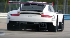 Porsche 911 RSR, motore centrale per il 6 cilindri boxer per migliorare prestazioni