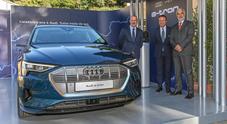 Enel X ricarica la nuova Audi e-tron, nessun pensiero e un bonus di 3.300 kW pari a 14mila km