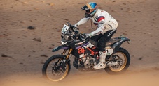 Africa Eco Race, doppietta per l'Aprilia Tuareg nella settima tappa: Cerutti primo, seguito da Francesco Montanari