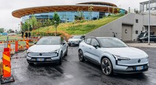 Volvo torna a casa: EX30 elettrica sulla autostrade d'Europa da Milano fino a Goterborg