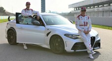 Alfa Romeo, Giovinazzi e Raikkonen al volante della nuovissima Giulia GTA AM