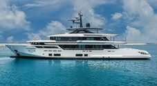 Custom Line, già varata la nuova ammiraglia: un super yacht di 50 metri in alluminio che sarà presentato a settembre a Monaco