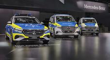 Mercedes si mette la divisa al Gpec di Lipsia. Proposte per la Polizia in mostra: Vito e Classe E per pattuglie. Anche S 680 Guard