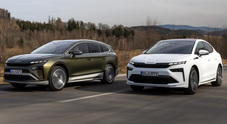 Skoda Enyaq alza l'asticella, design evoluto e ricarica bidirezionale. Per il Suv EV oltre 590 km di autonomia