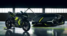 Ducati Panigale V4 Lamborghini, svelata alla Design Week 2025 l’esclusiva due ruote ispirata alla Revuelto
