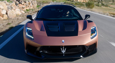 Maserati GT2 sorprende: il top in pista e su strada. Il V6 biturbo Nettuno eroga 640 cavalli e 720 Nm