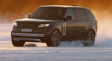 Range Rover elettrico, i test sul ghiaccio superati brillantemente