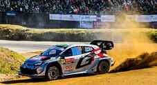 Wrc, Evans (Toyota) subito in testa in Portogallo sul compagno di squadra Ogier. Poi la Hyundai di Tänak