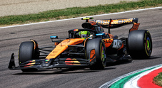 GP di Imola, libere 3: Norris fa meglio di Piastri, brillante quarto il rookie Antonelli che precede Leclerc