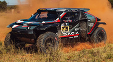 Dacia, secondo posto al South African Safari Rally. I Sandriders sul podio con Loeb e Lurquin